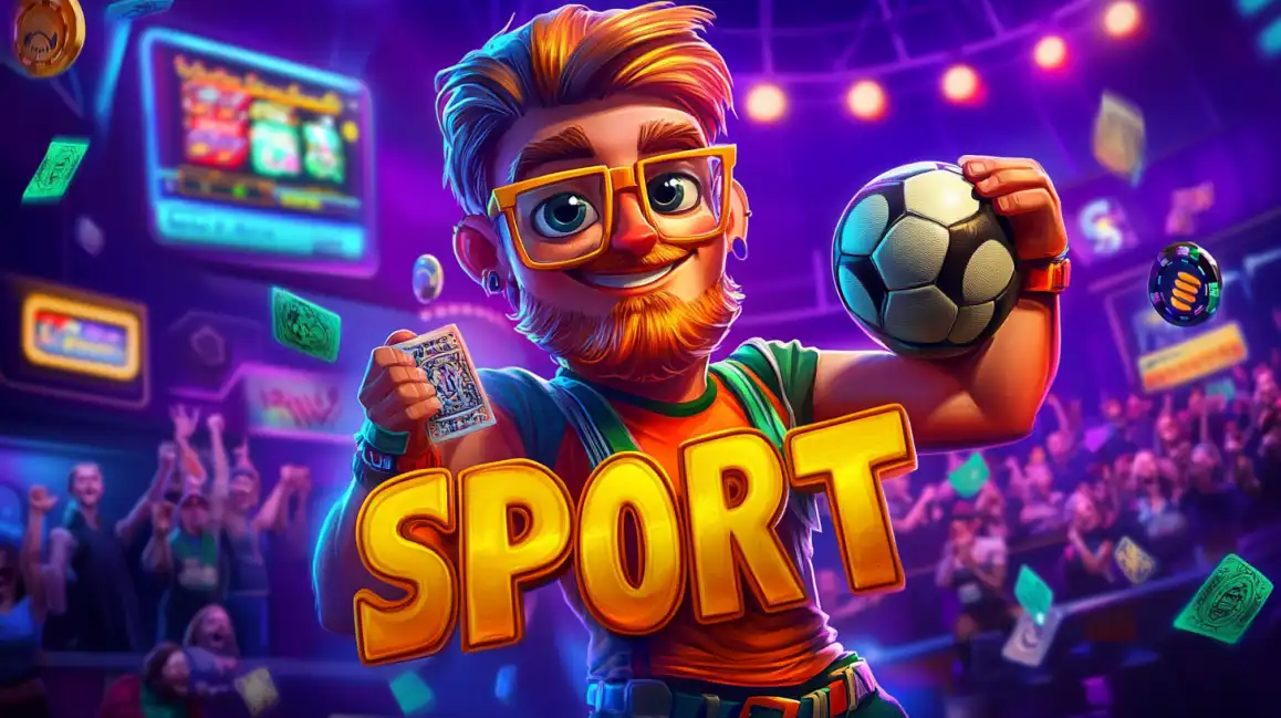 Sports betting mascot promoting soccer betting at Premier Bet casino