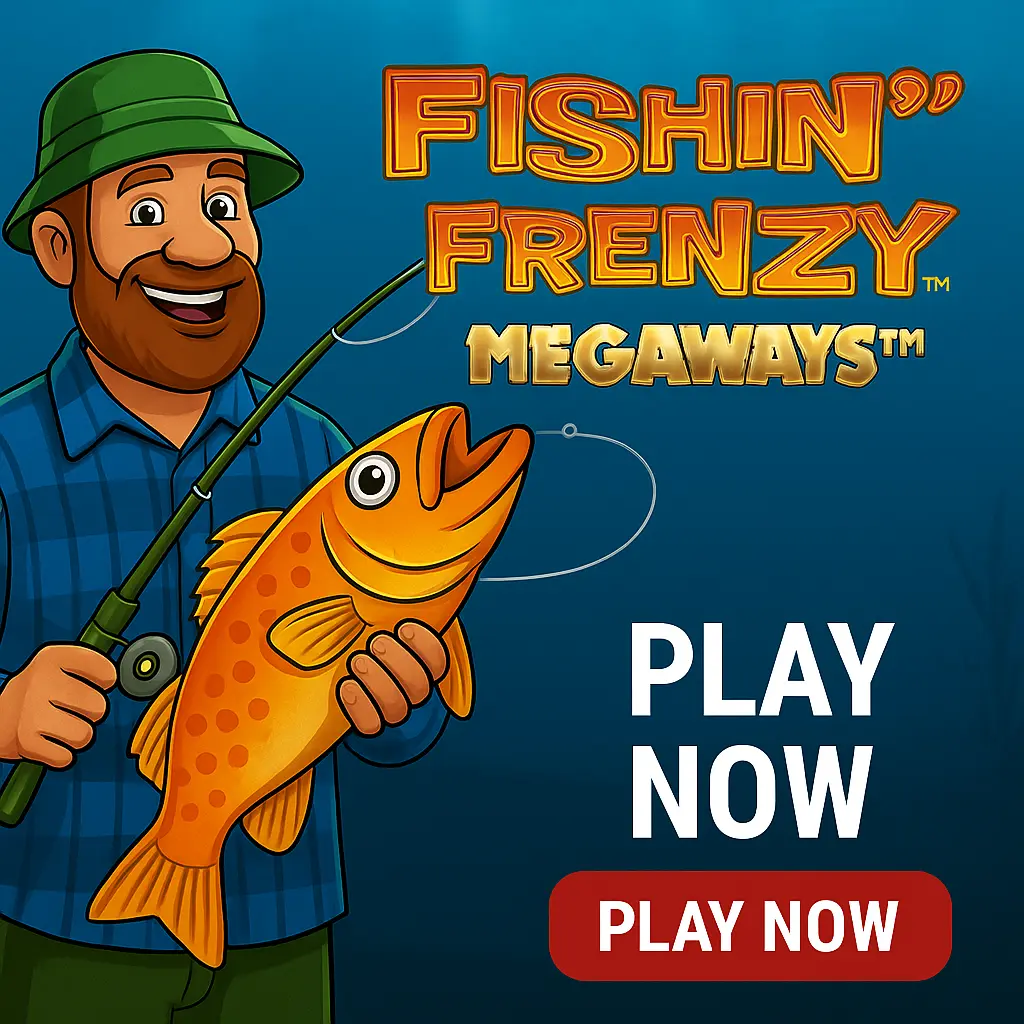 Fishin' Frenzy Megaways fishing slot with dynamic reel system